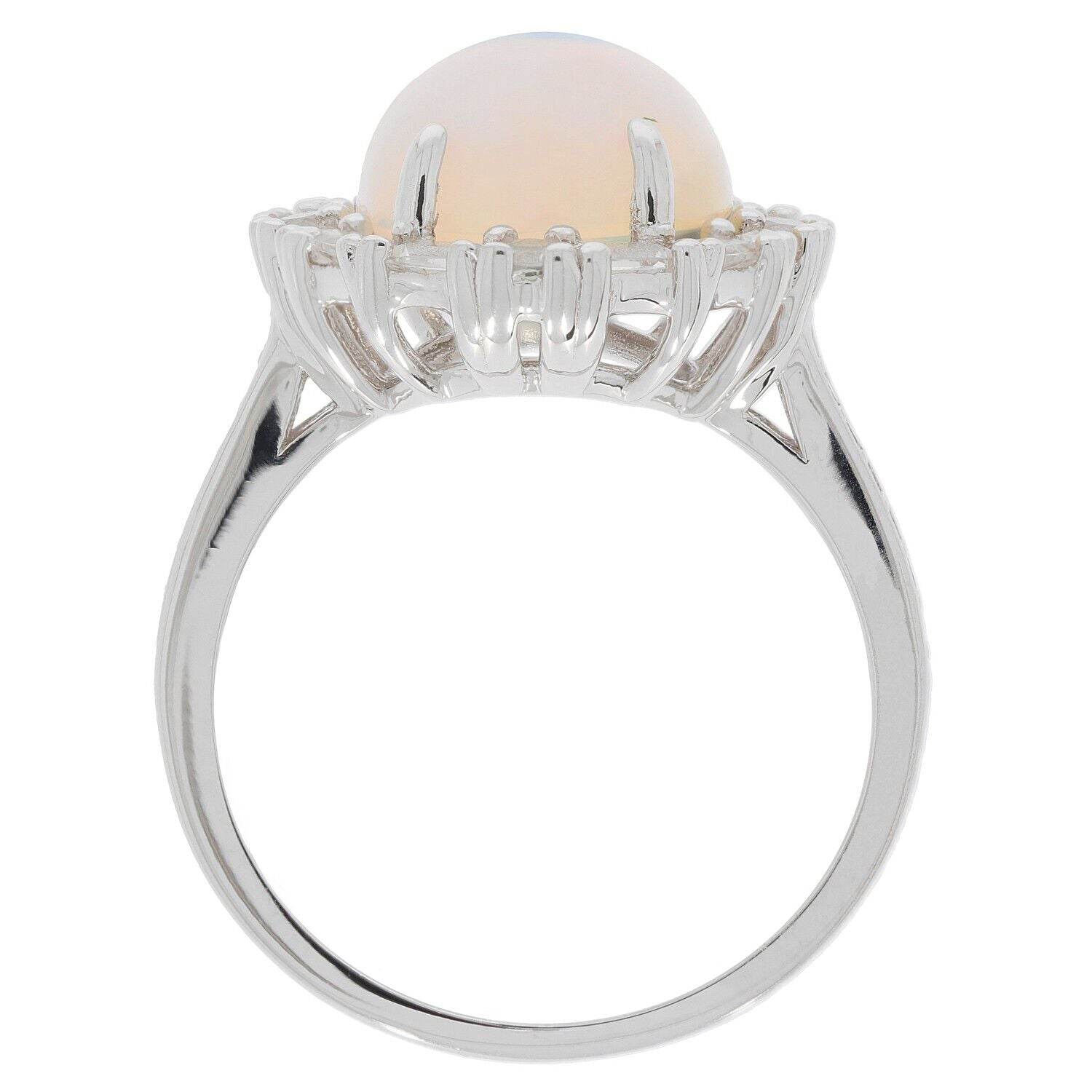 14K Gold Semi Mount Ring Setting Oval OV 14X10mm D-PJC25363R Diamond Accent Syzjewelry