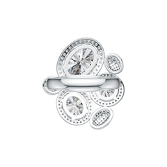 Sterling Silver Semi Mount Ring Setting Oval OV 14X10mm DHJ