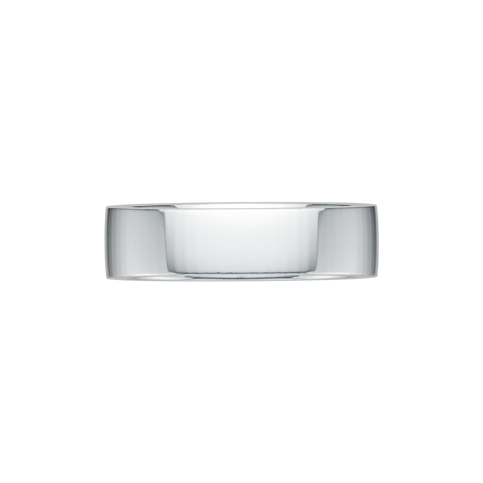 Platinum Semi Mount Ring Setting Princess SQ 5X5mm Men's Ring DHJ