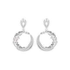 Sterling Silver Semi Mount Earrings Setting Pear PE 4X2mm DHJ