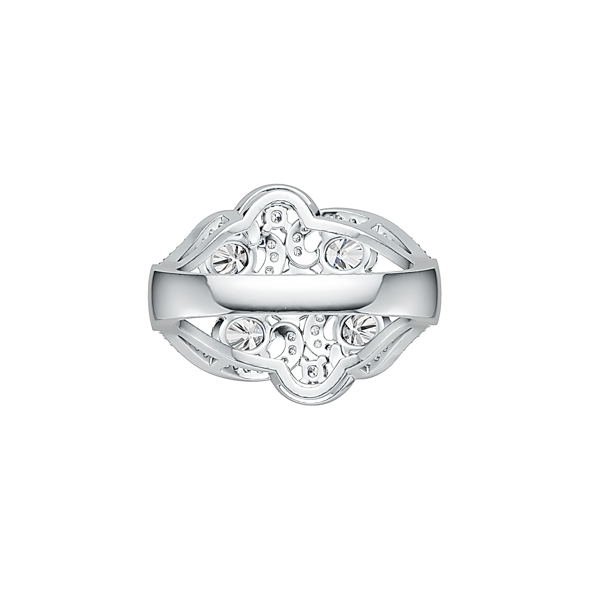 Sterling Silver Semi Mount Ring Setting Oval OV 5X4mm DHJ