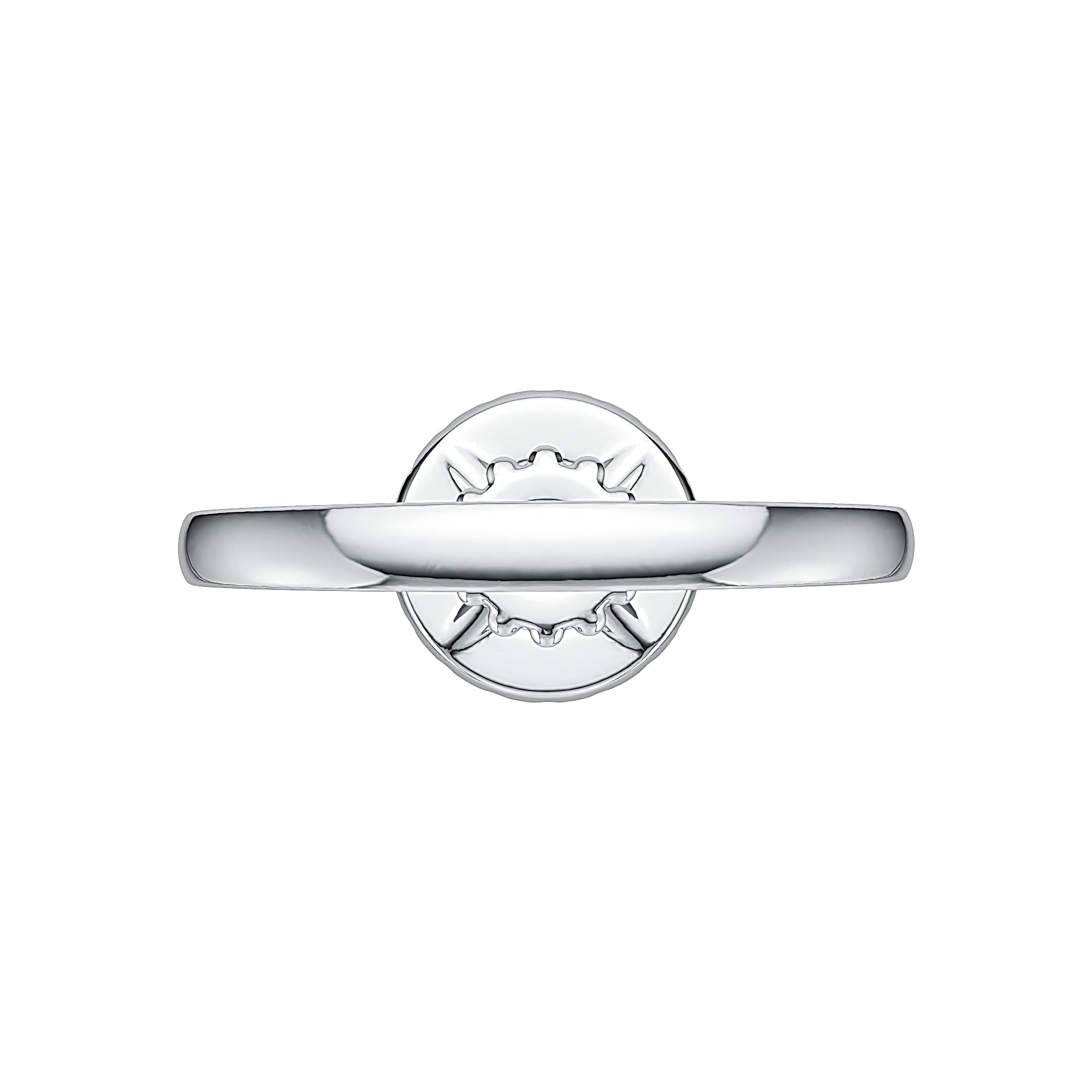 14K Gold Semi Mount Ring Setting Round RD 6.5x6.5mm Hidden Halo Engagement Ring for 1 Carat Diamond Diamond Accent DHJ