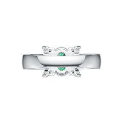 14K Gold Semi Mount Ring Setting Oval OV 8X6mm Diamond Accent DHJ