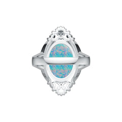 Sterling Silver Semi Mount Ring Setting Oval OV 16X12mm DHJ