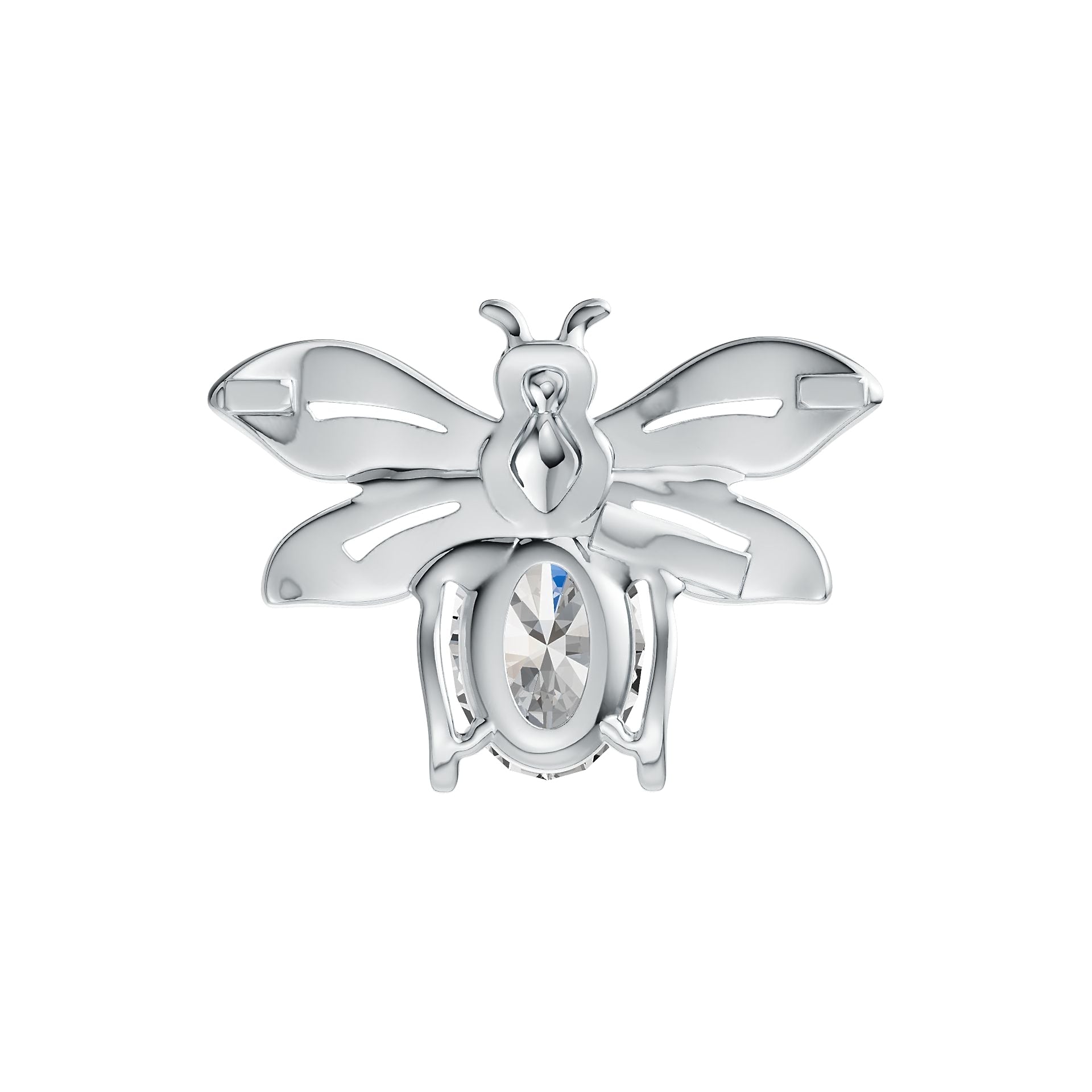 Sterling Silver Semi Mount Pendant Setting Oval OV 18X13mm Bee Theme DHJ