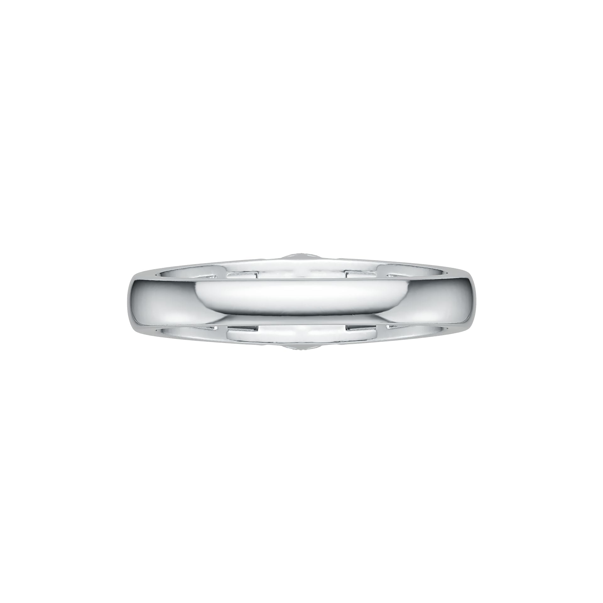 Sterling Silver Semi Mount Ring Setting Round RD 7x7mm DHJ
