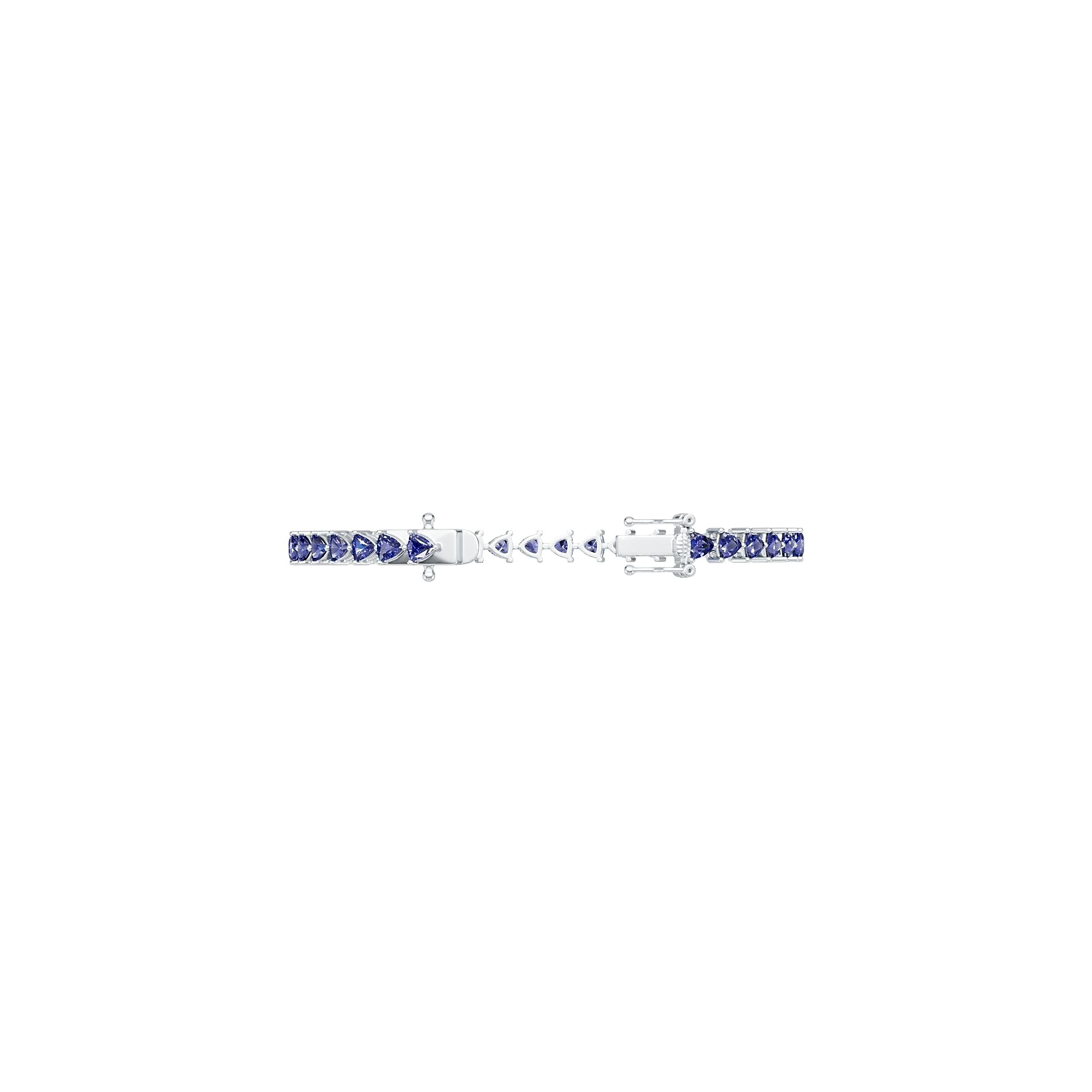 10K 14K Gold or 14K Gold Semi Mount Ring Setting Trillion Tr 4x4mm Diamond Accent Syzjewelry