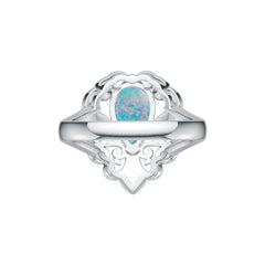 Sterling Silver Semi Mount Ring Setting Pear PE 12X8mm Cabochon DHJ