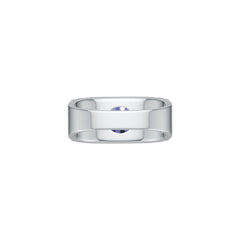 Men's Sterling Silver Semi Mount Ring Setting Round RD 8x8mm Ring with Accent Syzjewelry