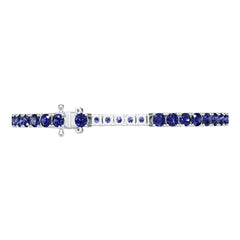 Platinum Semi Mount Bracelet Setting Round Ro 3x3mm Syz Jewelry