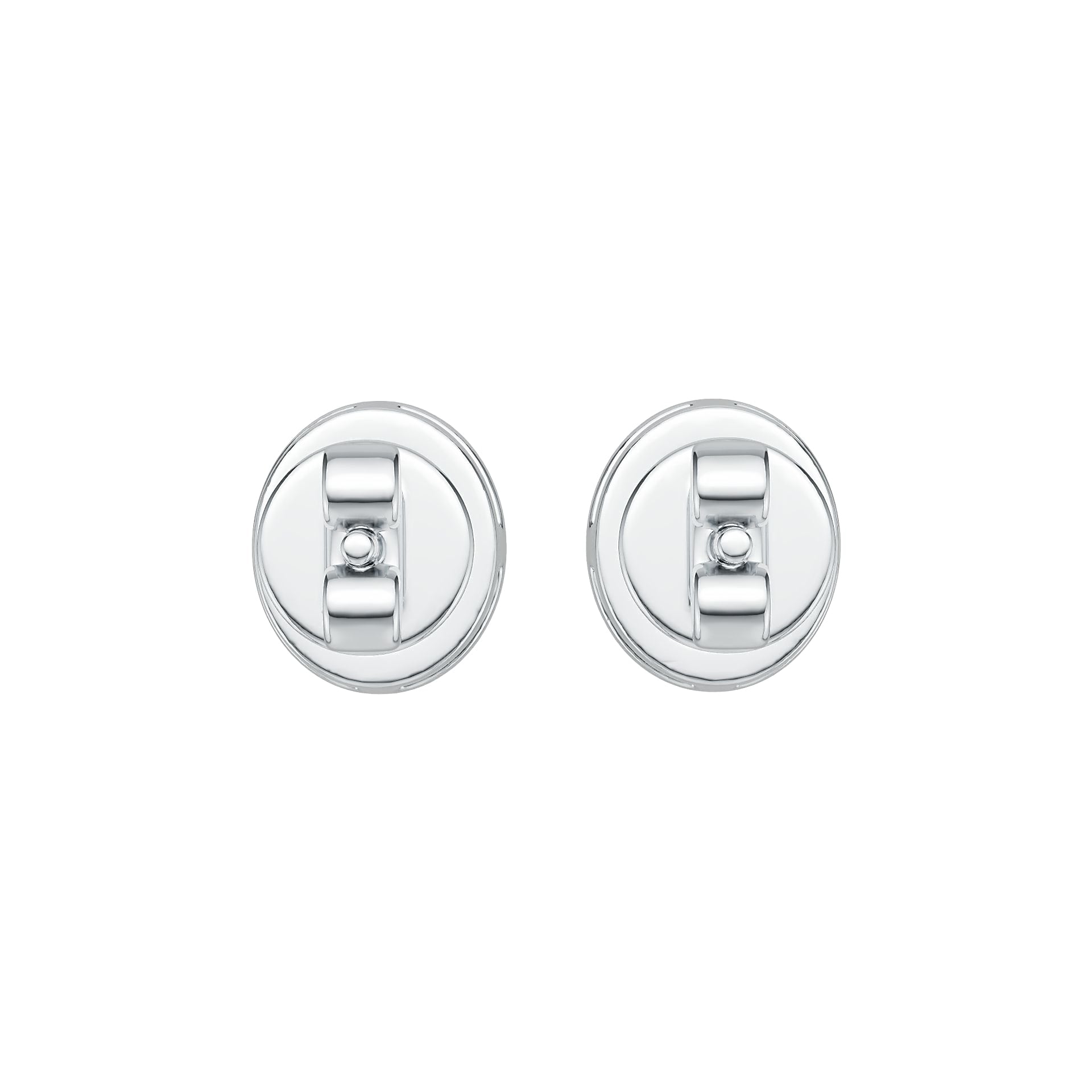 Sterling Silver Semi Mount Earrings Setting Oval OV 5X4mm DHJ