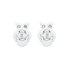 Sterling Silver Semi Mount Earrings Setting Oval OV 8X6mm DHJ