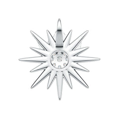 Sterling Silver Semi Mount Pendant Setting Round RD 2.8mm DHJ