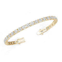 14K Gold Semi Mount Bracelet Setting Round Ro 5x5mm Diamond Accent Syz Jewelry