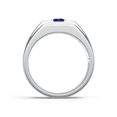 Sterling Silver Semi Mount Ring Setting Round Rd 4x4mm Diamond Accent DHJ
