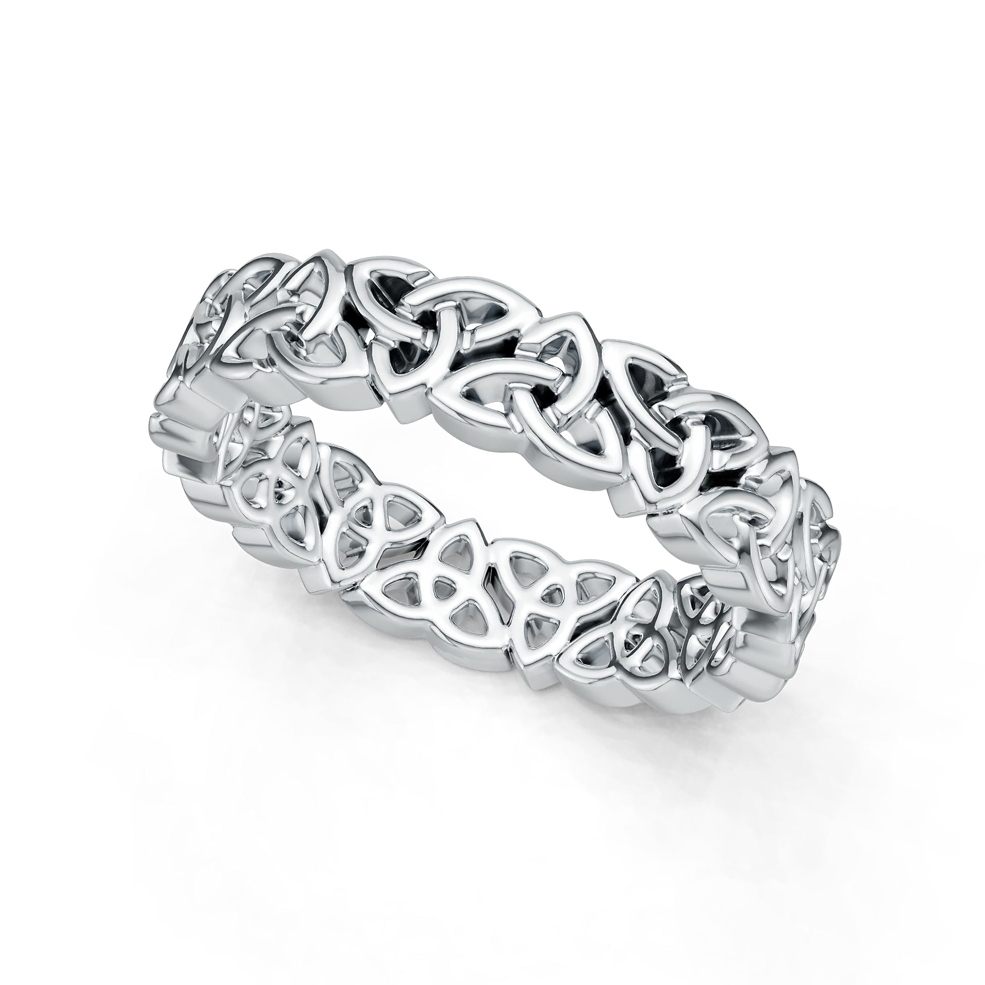 Platinum Semi Mount Ring Setting Round Ro 6x6mm Syz Jewelry