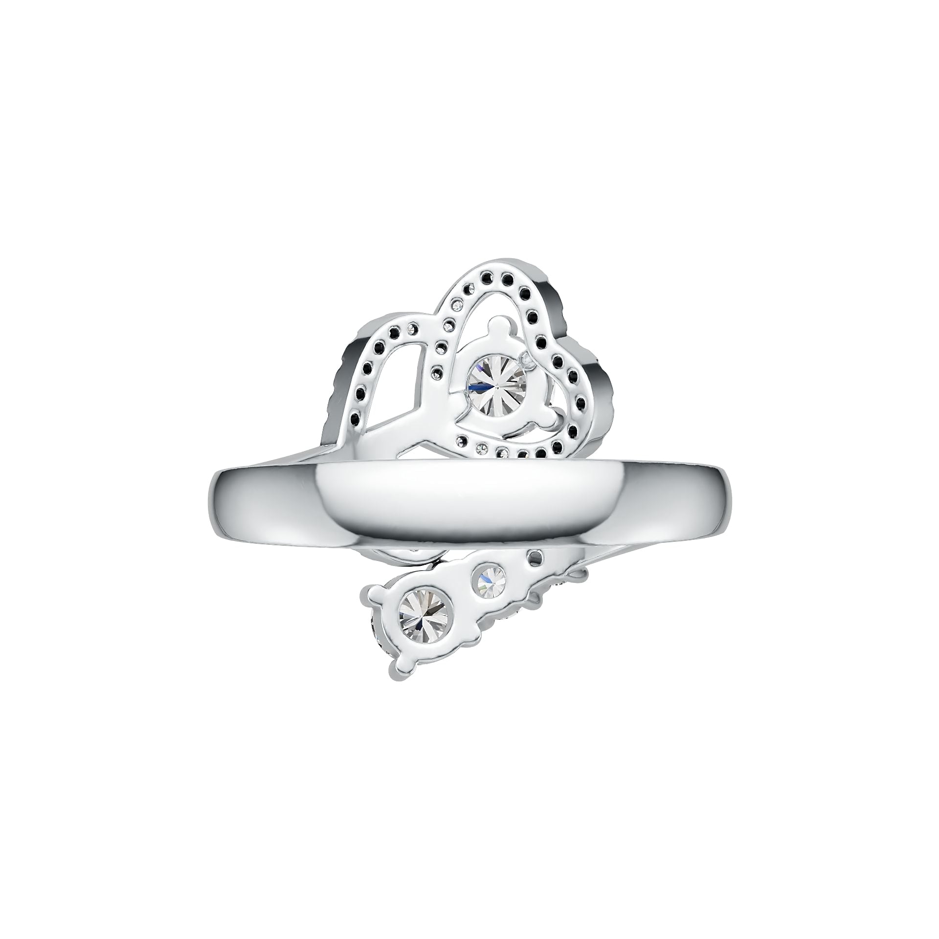 Sterling Silver Semi Mount Ring Setting Round RD 4.5mm DHJ