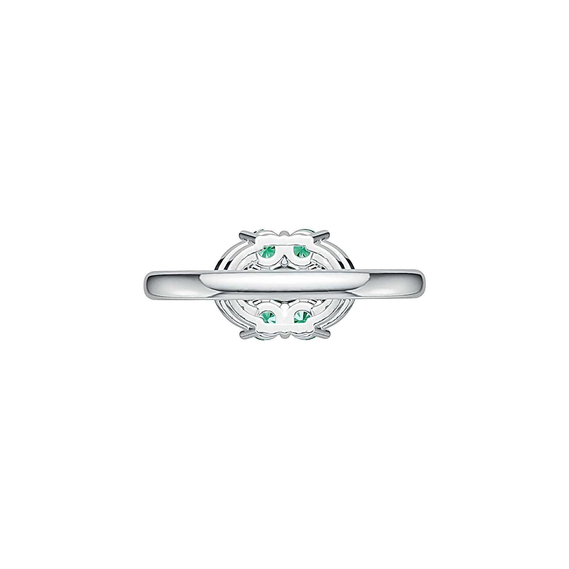 Sterling Silver Semi Mount Ring Setting Round RD 3x3mm DHJ