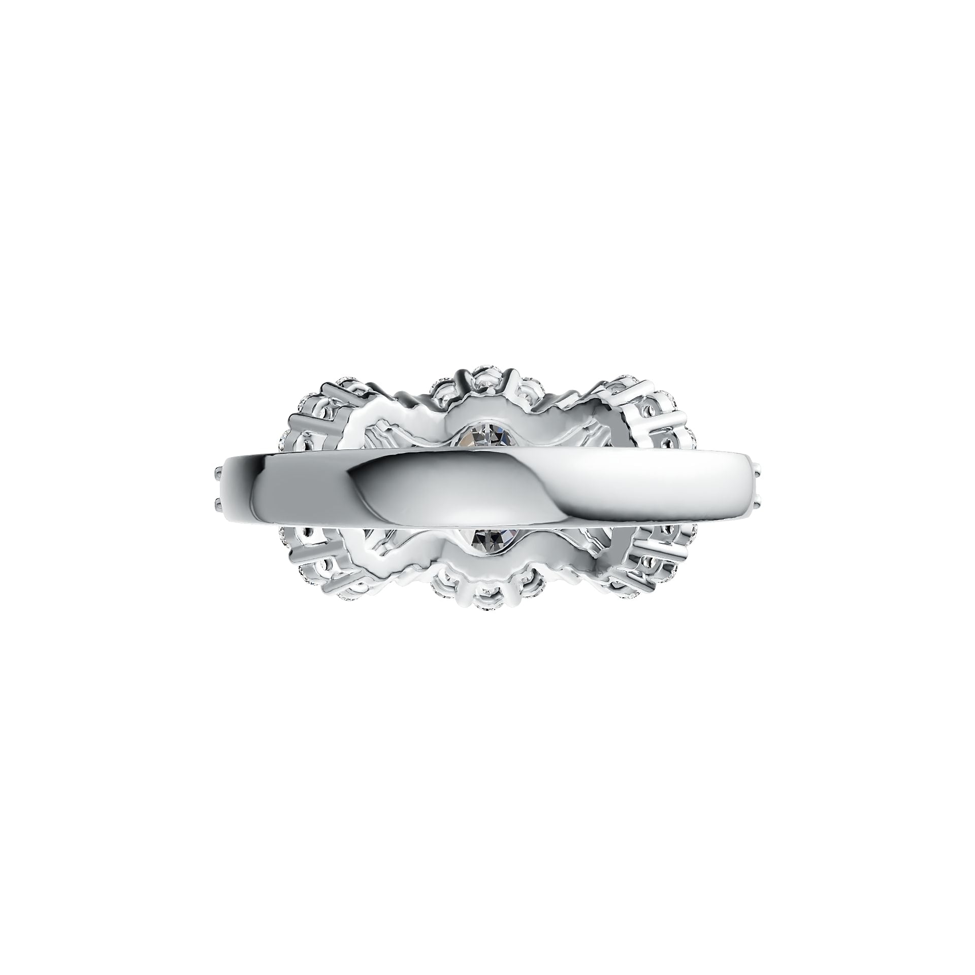 Sterling Silver Semi Mount Ring Setting Oval OV 7X5mm OV 6X4mm DHJ