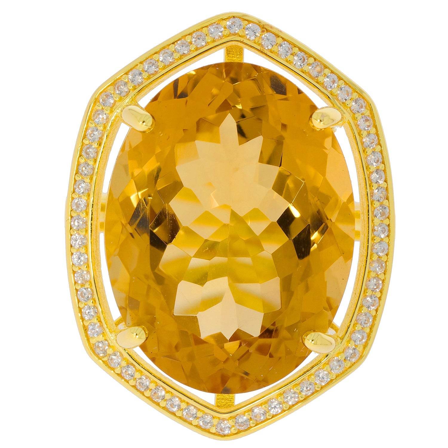10K Gold Semi Mount Ring Setting Oval OV 20X15mm Halo Cocktail Moissanite Accent Syzjewelry