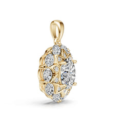 Sterling Silver Semi Mount Pendant Setting Oval OV 9X7mm Syzjewelry