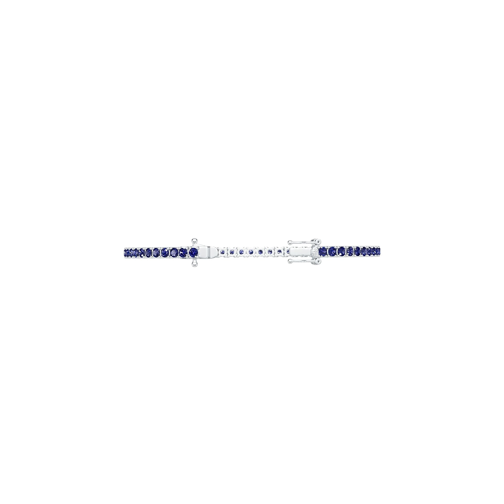 Sterling Silver Semi Mount Tennis Bracelet Setting Round RD 3x3mm Syzjewelry