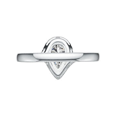 Sterling Silver Semi Mount Ring Setting Pear PE 9.5X6mm Syzjewelry