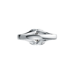 14K Gold Semi Mount Ring Setting Oval OV 10X8mm Diamond Accent DHJ