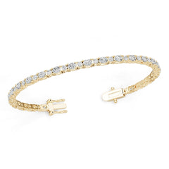 18K Gold Semi Mount Bracelet Setting Oval Ov 4x3mm Diamond Accent Syz Jewelry