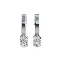 Sterling Silver Semi Mount Earrings Setting Round RD 4x4mm DHJ