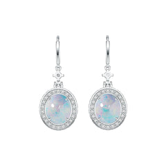10K Gold Semi Mount Earrings Setting Oval OV 12X10mm Moissanite Accent DHJ