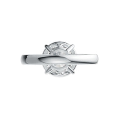 Sterling Silver Semi Mount Ring Setting Round RD 12x12mm DHJ