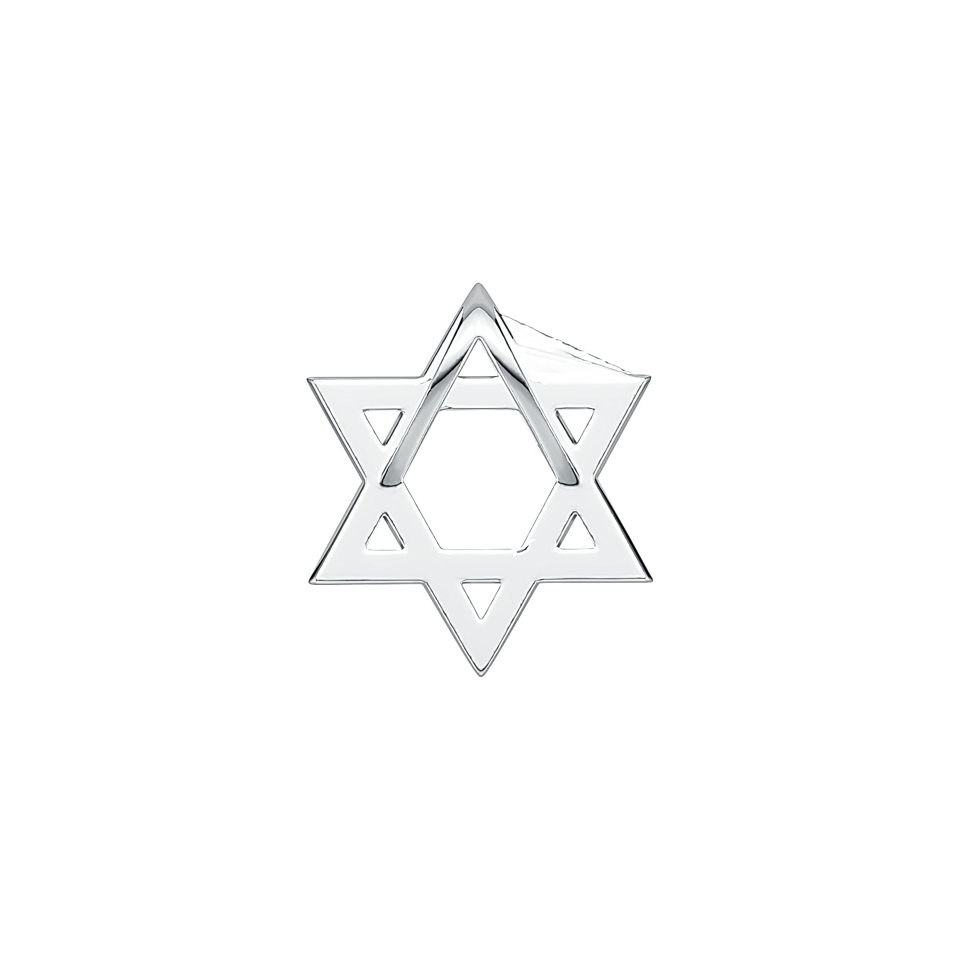 Sterling Silver Semi Mount Pendant Setting Round RD 1.0mm DHJ