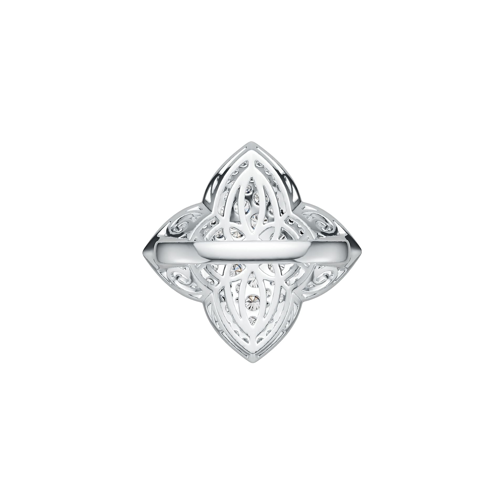 Sterling Silver Semi Mount Ring Setting Round RD 3.5mm DHJ