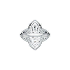 Sterling Silver Semi Mount Ring Setting Round RD 3.5mm DHJ