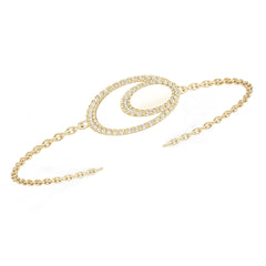 Platinum Semi Mount Bracelet Setting Round Ro 1x1mm Syz Jewelry