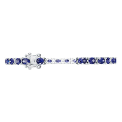 Platinum Semi Mount Bracelet Setting Oval Ov 6x4mm Syz Jewelry