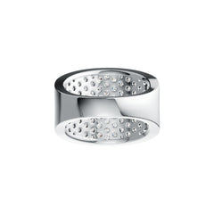 Sterling Silver Pave Cluster Ring Saddle with White Topaz or Moissanite