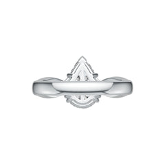 Sterling Silver Semi Mount Ring Setting Pear PE 12X8mm DHJ