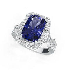 Sterling Silver Semi Mount Ring Setting Round Rd DHJ