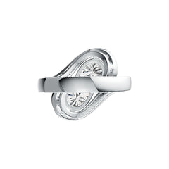 Impostazione Anello Semimontatura in Argento Sterling a Forma di Pera PE 8X6mm