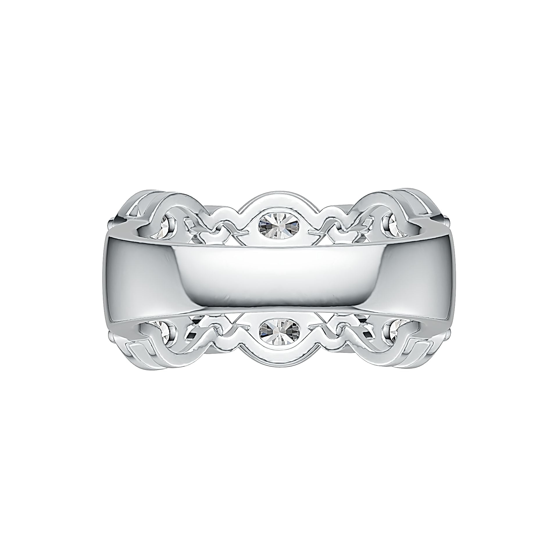 Sterling Silver Semi Mount Ring Setting Oval OV 4X3mm DHJ