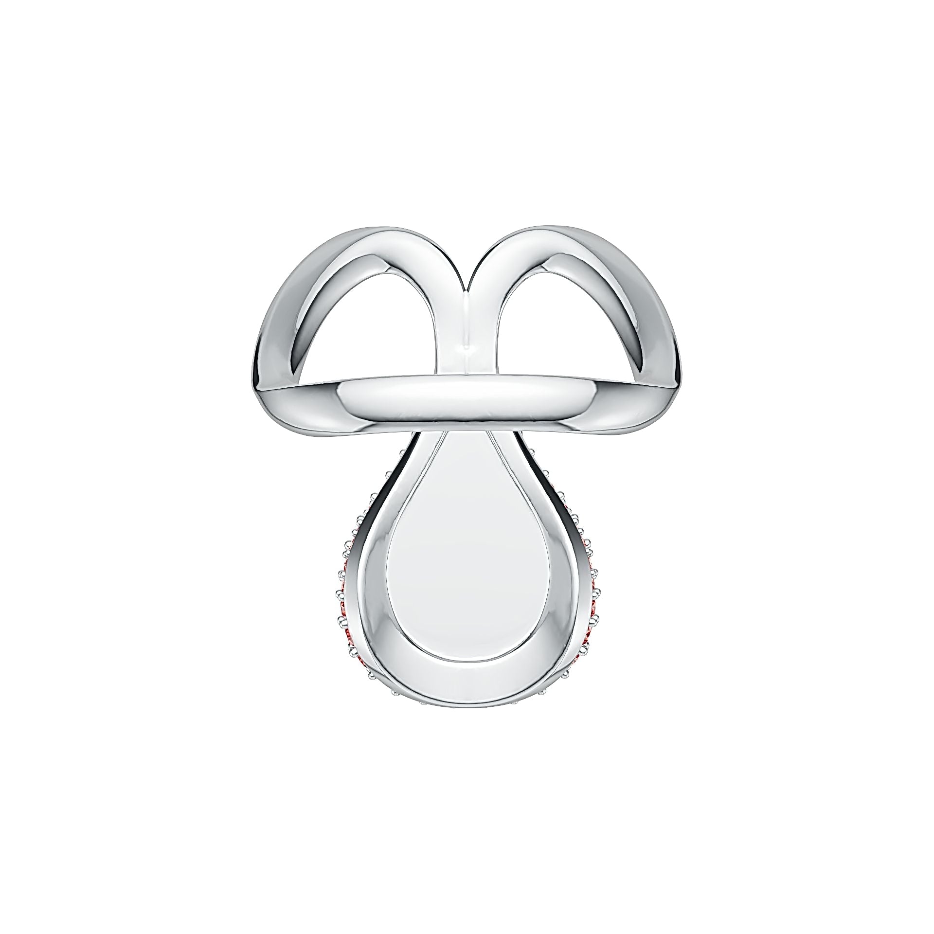 Sterling Silver Semi Mount Ring Setting Round RD 1.5mm DHJ