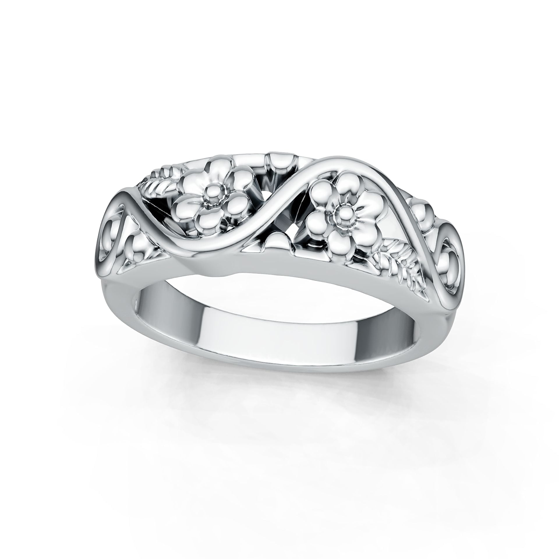 10K Gold Semi Mount Ring Setting Round Ro Syz Jewelry