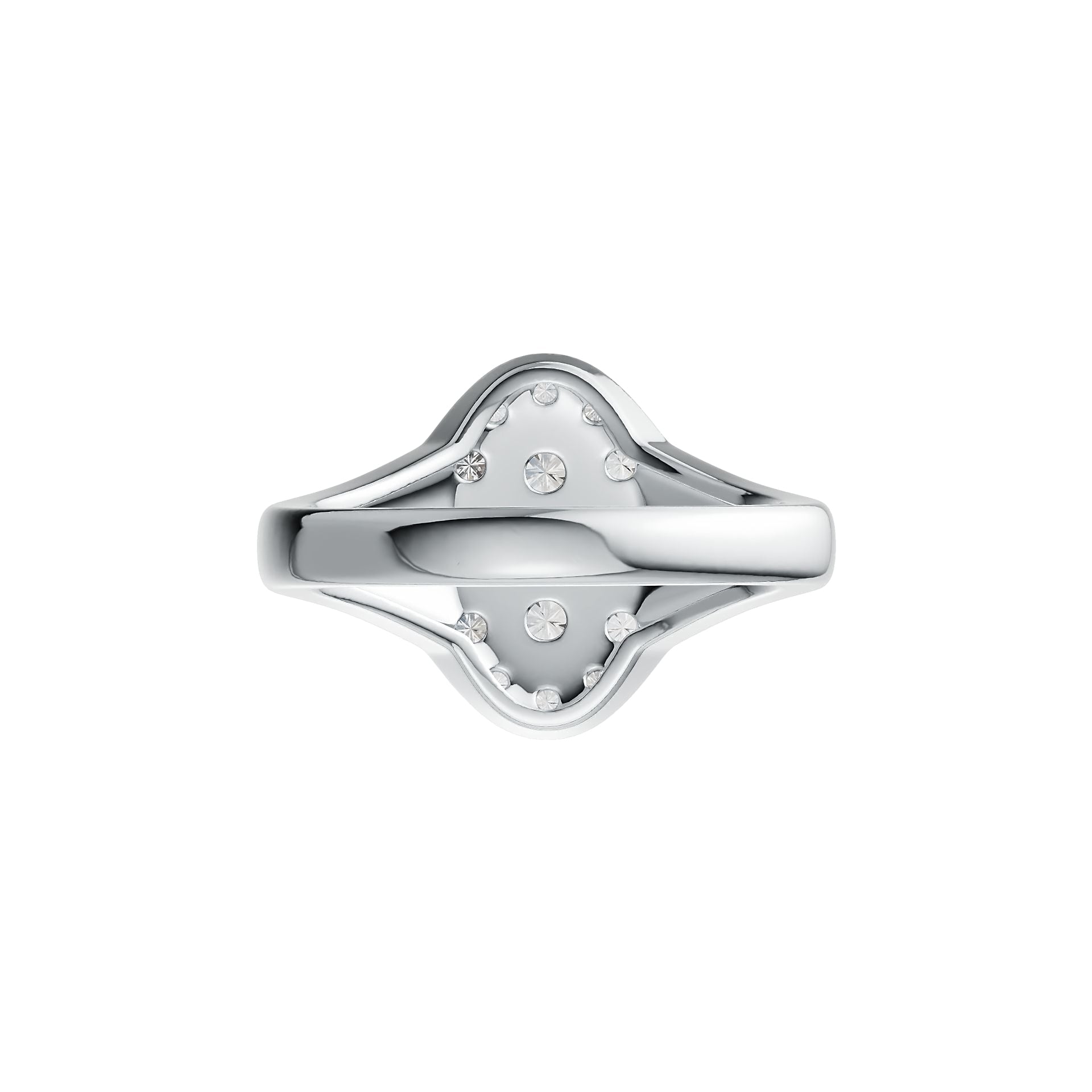 Sterling Silver Semi Mount Ring Setting Round RD 3.5mm DHJ
