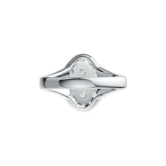 Sterling Silver Semi Mount Ring Setting Round RD 3.5mm DHJ