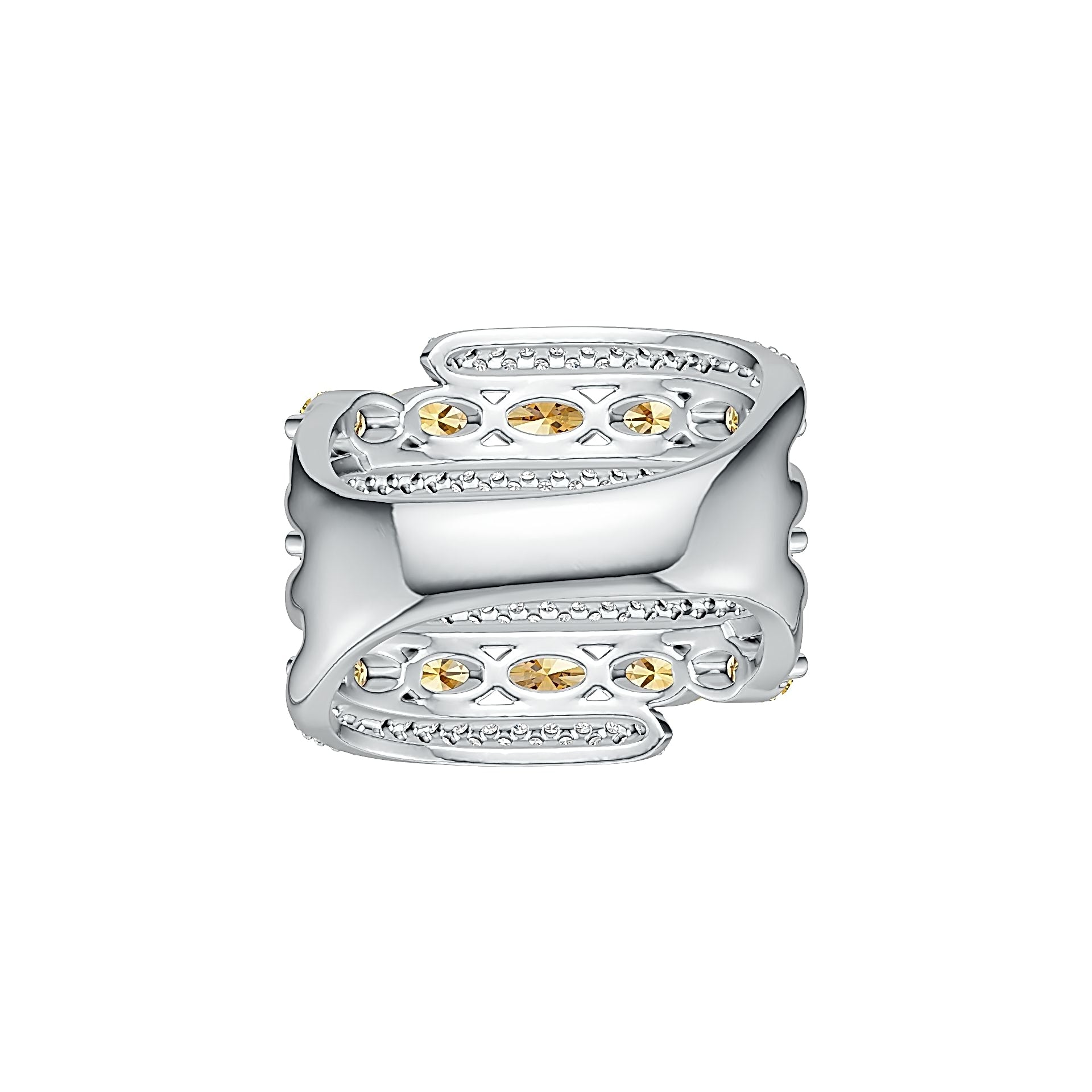 Sterling Silver Semi Mount Ring Setting Oval OV 5x3mm DHJ