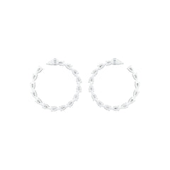 Sterling Silver Semi Mount Earrings Setting Pear PE 5X3mm DHJ