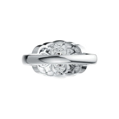 18K Gold Semi Mount Ring Setting Oval OV 8X6mm Diamond Accent DHJ