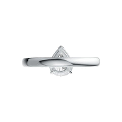 Sterling Silver Semi Mount Ring Setting Pear PE 10X8mm Solitaire DHJ